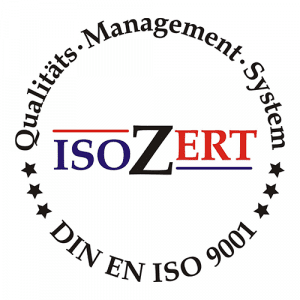 Zertifikat für IsoZert ISO 9001